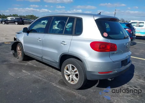 2013 Volkswagen Tiguan S from USA, damaged, VIN WVGAV3AX4DW560623